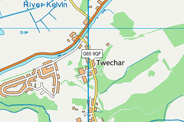 G65 9QF map - OS VectorMap District (Ordnance Survey)