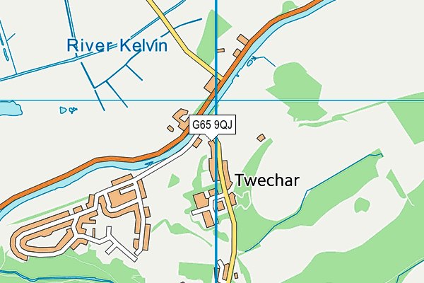 G65 9QJ map - OS VectorMap District (Ordnance Survey)