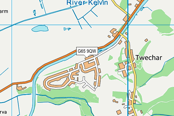 G65 9QW map - OS VectorMap District (Ordnance Survey)