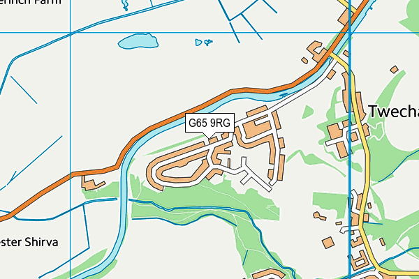 G65 9RG map - OS VectorMap District (Ordnance Survey)