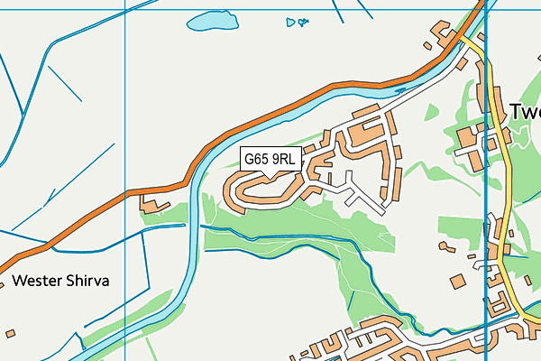 G65 9RL map - OS VectorMap District (Ordnance Survey)