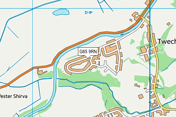 G65 9RN map - OS VectorMap District (Ordnance Survey)