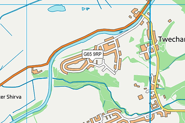 G65 9RP map - OS VectorMap District (Ordnance Survey)