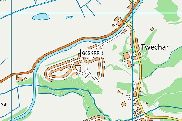 G65 9RR map - OS VectorMap District (Ordnance Survey)