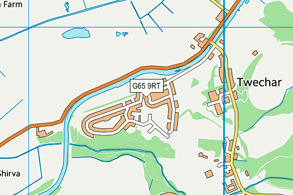 G65 9RT map - OS VectorMap District (Ordnance Survey)