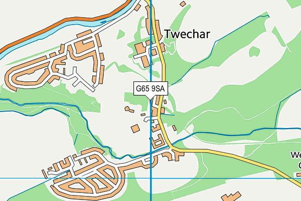 G65 9SA map - OS VectorMap District (Ordnance Survey)