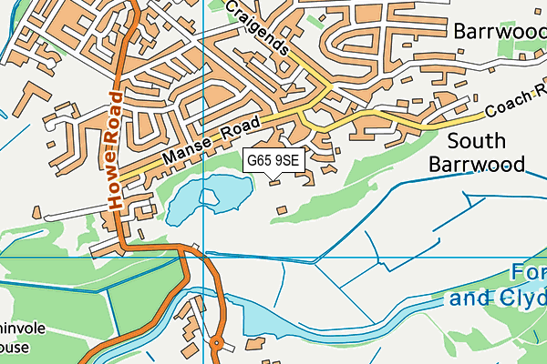 G65 9SE map - OS VectorMap District (Ordnance Survey)