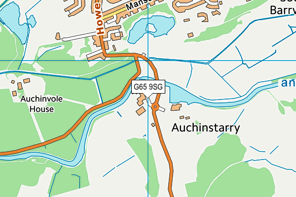 G65 9SG map - OS VectorMap District (Ordnance Survey)