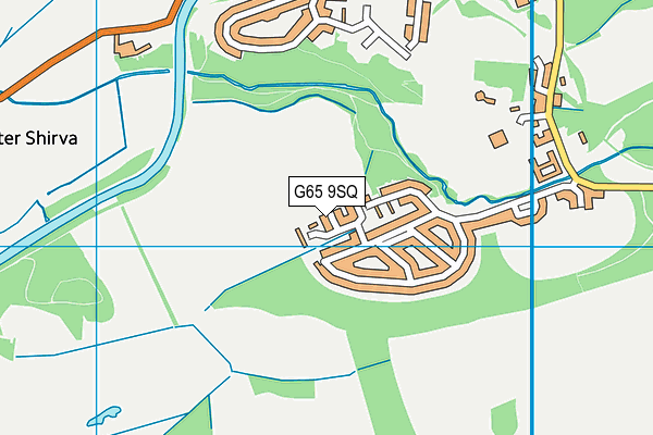 G65 9SQ map - OS VectorMap District (Ordnance Survey)