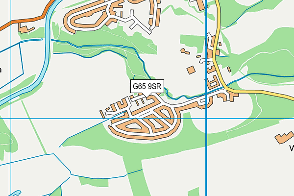 G65 9SR map - OS VectorMap District (Ordnance Survey)