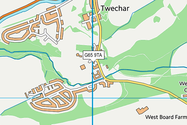 G65 9TA map - OS VectorMap District (Ordnance Survey)