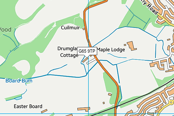 G65 9TP map - OS VectorMap District (Ordnance Survey)