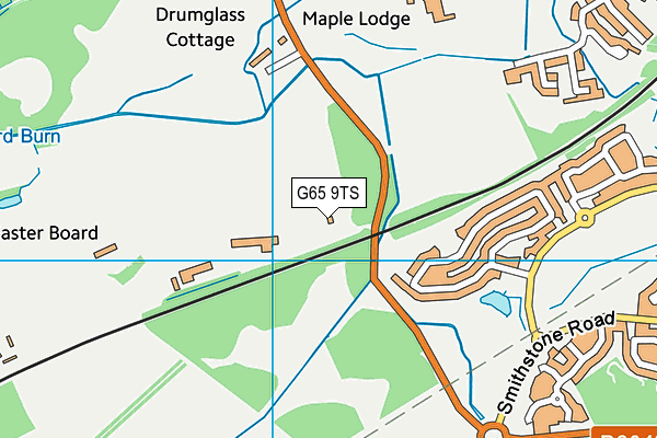 G65 9TS map - OS VectorMap District (Ordnance Survey)