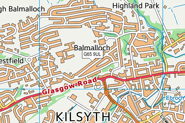 G65 9UL map - OS VectorMap District (Ordnance Survey)