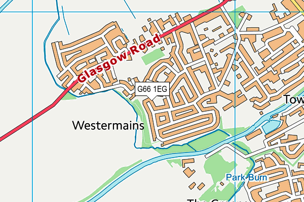 G66 1EG map - OS VectorMap District (Ordnance Survey)