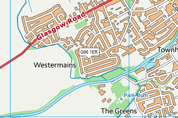 G66 1ER map - OS VectorMap District (Ordnance Survey)