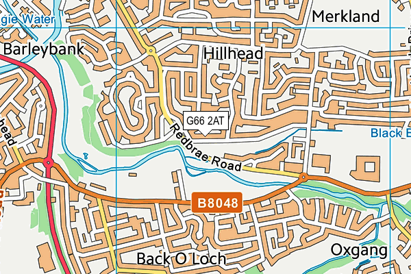 G66 2AT map - OS VectorMap District (Ordnance Survey)