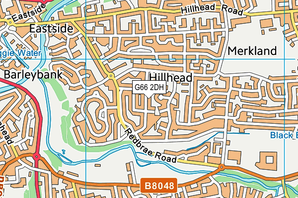 G66 2DH map - OS VectorMap District (Ordnance Survey)