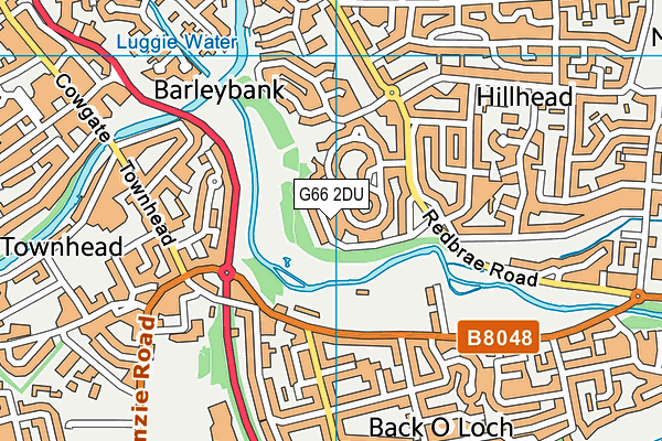 G66 2DU map - OS VectorMap District (Ordnance Survey)