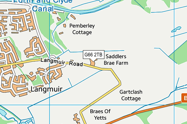 G66 2TB map - OS VectorMap District (Ordnance Survey)