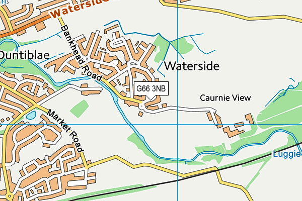 G66 3NB map - OS VectorMap District (Ordnance Survey)