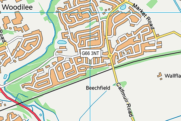 G66 3NT map - OS VectorMap District (Ordnance Survey)