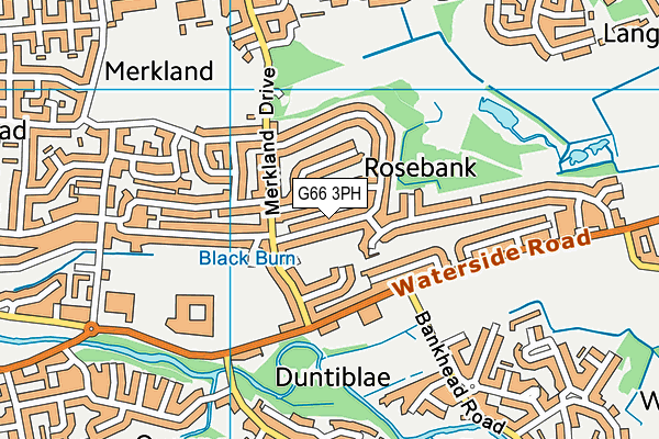 G66 3PH map - OS VectorMap District (Ordnance Survey)