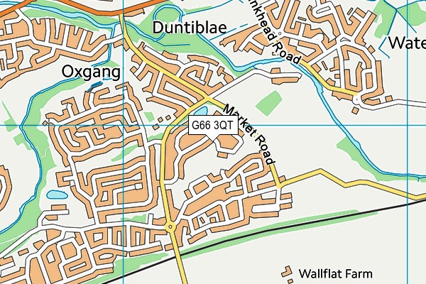 G66 3QT map - OS VectorMap District (Ordnance Survey)
