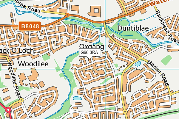 G66 3RA map - OS VectorMap District (Ordnance Survey)