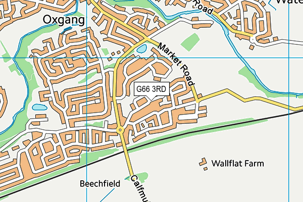 G66 3RD map - OS VectorMap District (Ordnance Survey)