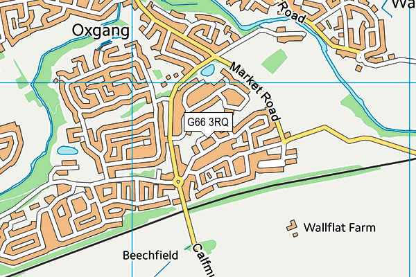 G66 3RQ map - OS VectorMap District (Ordnance Survey)