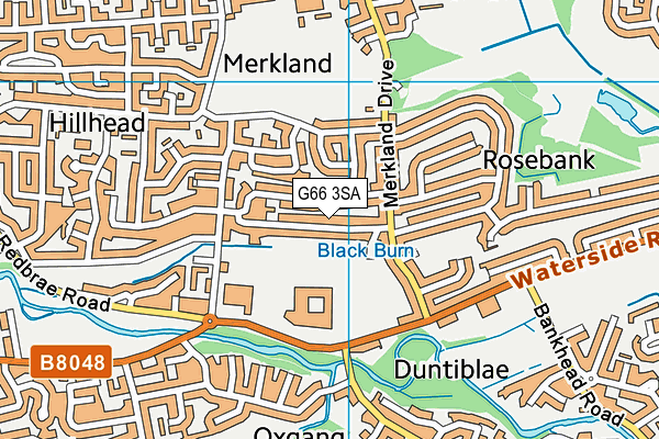 G66 3SA map - OS VectorMap District (Ordnance Survey)