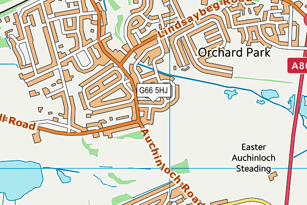 G66 5HJ map - OS VectorMap District (Ordnance Survey)