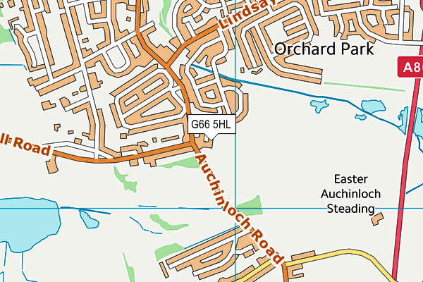 G66 5HL map - OS VectorMap District (Ordnance Survey)