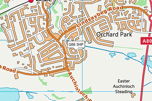 G66 5HP map - OS VectorMap District (Ordnance Survey)