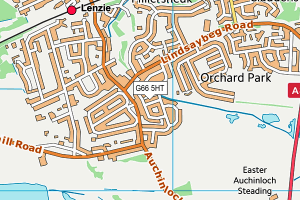 G66 5HT map - OS VectorMap District (Ordnance Survey)