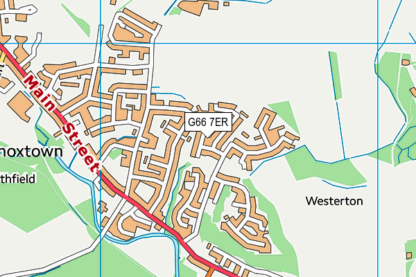 G66 7ER map - OS VectorMap District (Ordnance Survey)