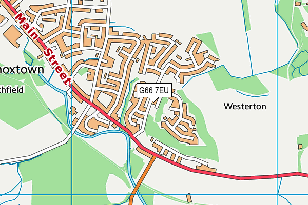 G66 7EU map - OS VectorMap District (Ordnance Survey)