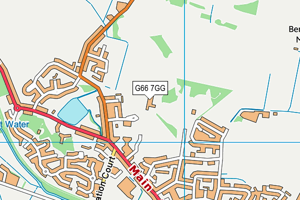 G66 7GG map - OS VectorMap District (Ordnance Survey)