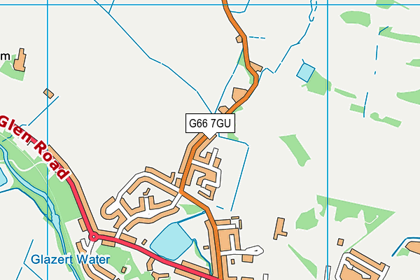 G66 7GU map - OS VectorMap District (Ordnance Survey)