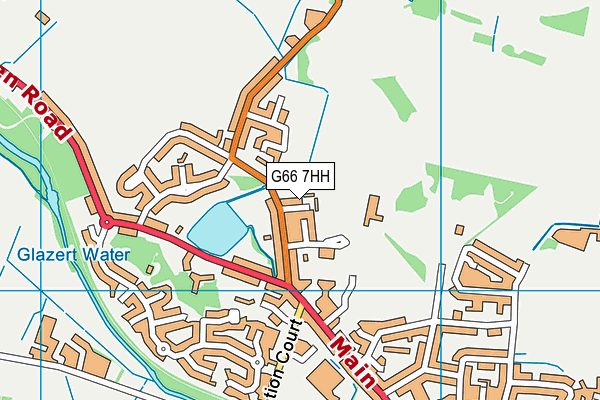 G66 7HH map - OS VectorMap District (Ordnance Survey)