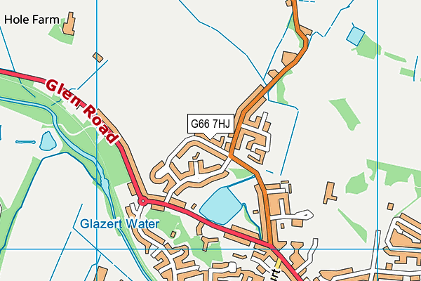 G66 7HJ map - OS VectorMap District (Ordnance Survey)
