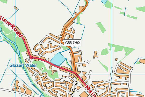 G66 7HQ map - OS VectorMap District (Ordnance Survey)