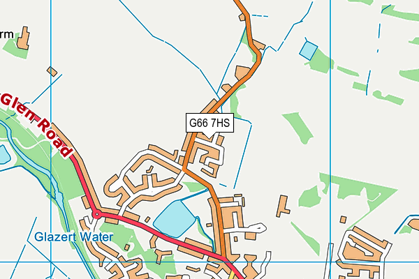 G66 7HS map - OS VectorMap District (Ordnance Survey)