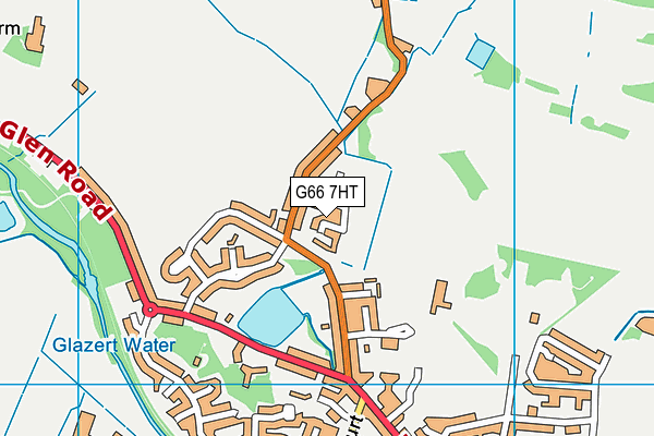 G66 7HT map - OS VectorMap District (Ordnance Survey)