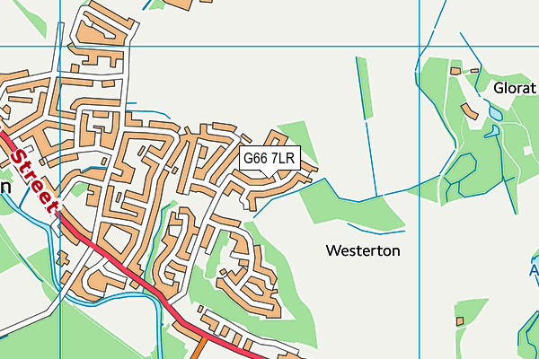 G66 7LR map - OS VectorMap District (Ordnance Survey)