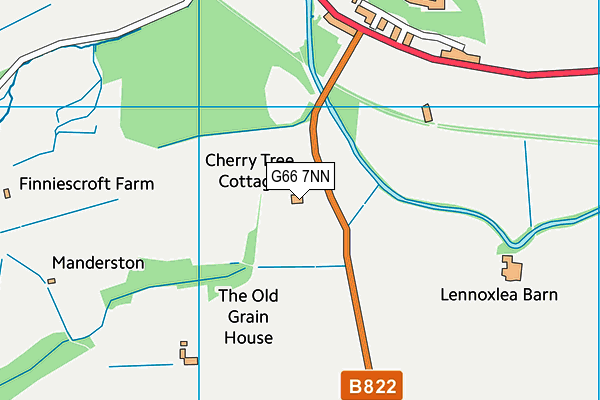 G66 7NN map - OS VectorMap District (Ordnance Survey)