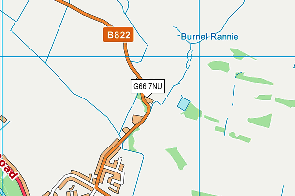 G66 7NU map - OS VectorMap District (Ordnance Survey)