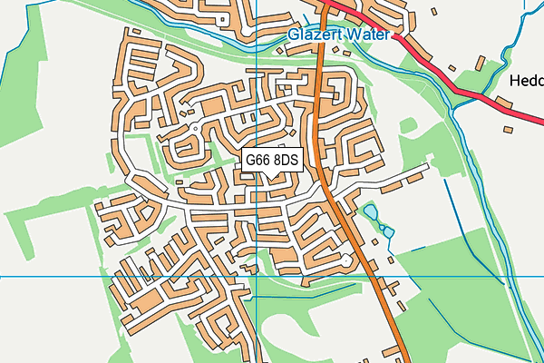 G66 8DS map - OS VectorMap District (Ordnance Survey)