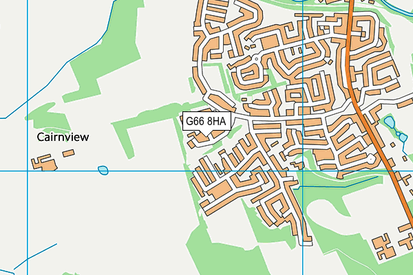 G66 8HA map - OS VectorMap District (Ordnance Survey)
